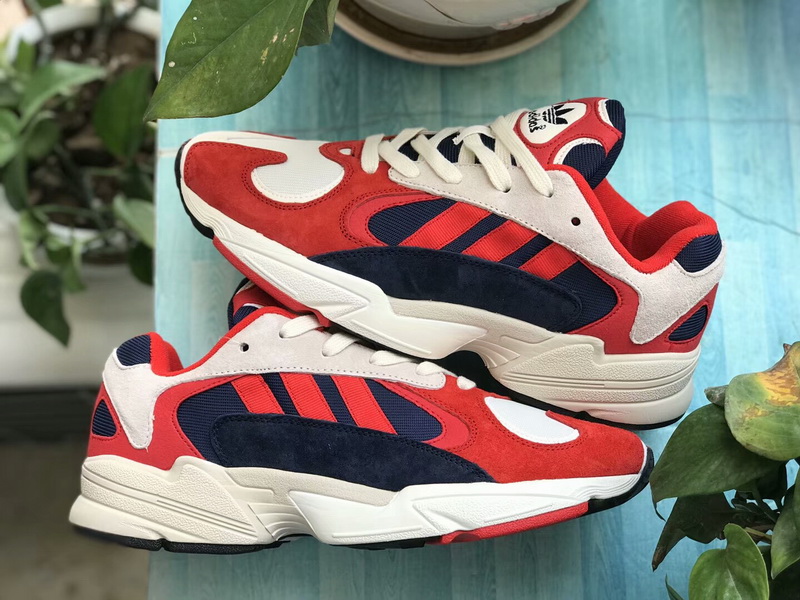 Adidas Originals Yung 1 Red-White-Collegiate Navy(99% Authentic quality)